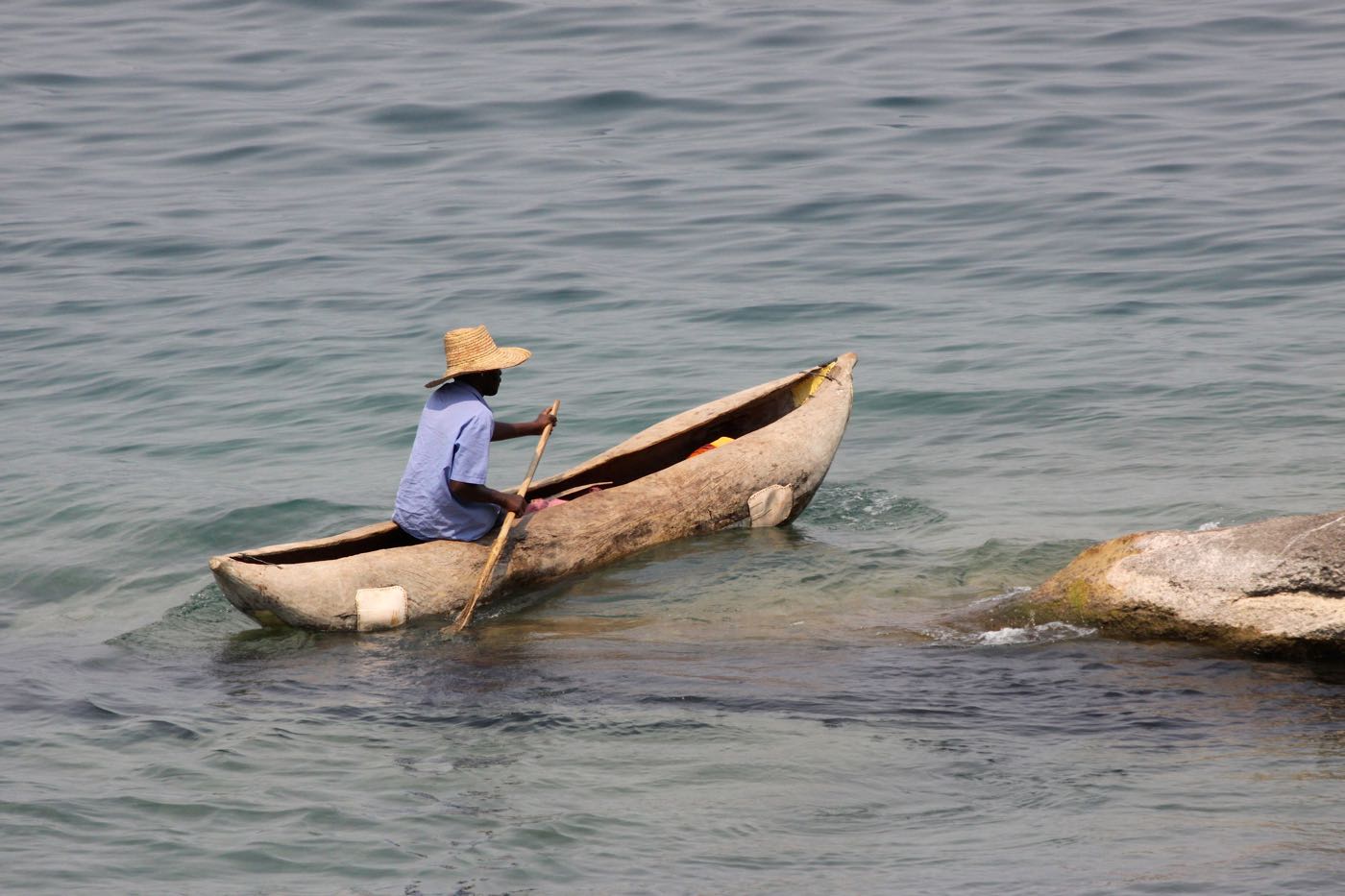 Man on boat